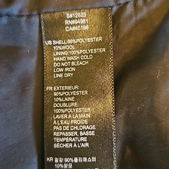 TWENTYONE BLAZER ZIPER BLACK WHITE DESIGN M MEDIUM TWENTY ONE FOREVER 21 - Picture 11 of 11